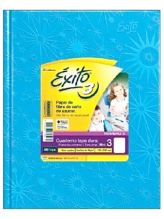 Cuaderno N°3 x 100 HS Rayadas de Exito (011613) - comprar online