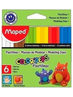 Plastilina Color Peps x 6 - MAPED - 7794757271013