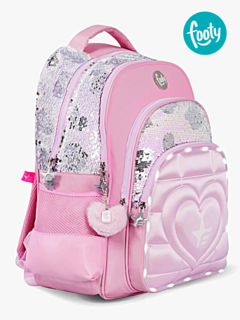 Mochila Espalda 18" SUPER HEART Rosa - FOOTY - 7792621168582 - comprar online