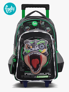 Mochila con Carro 18" TRANSFORMER NEGRO - FOOTY - 7792621167899