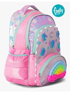 Mochila Espalda 18" RAINBOW POP IT ROSA - FOOTY - 7792621168162 - comprar online
