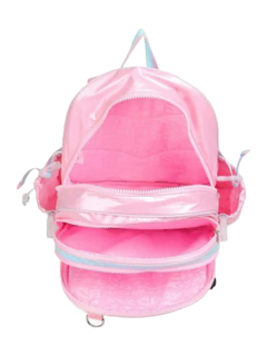 Mochila Espalda 17" Shiny Blocks Light Pink - CHIMOLA - 7798218140146 - tienda online
