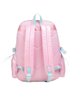 Mochila Espalda 17" Shiny Blocks Light Pink - CHIMOLA - 7798218140146 - Libreria Pincelada