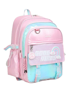 Mochila Espalda 17" Shiny Blocks Light Pink - CHIMOLA - 7798218140146 en internet