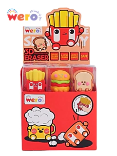 Goma de Borrar COMIDAS RAPIDAS - WE4024 - WERO - 7798346408576 - comprar online