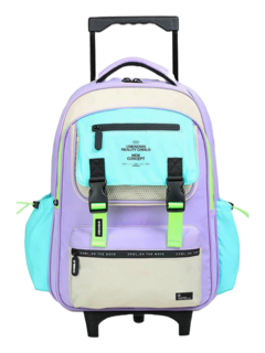 Mochila con Carro 18" Colorblock - CHIMOLA - 7798218140252 - Libreria Pincelada