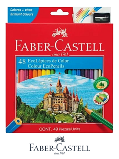 Lapices de Colores x 48 - FABER CASTELL - 7891360638483