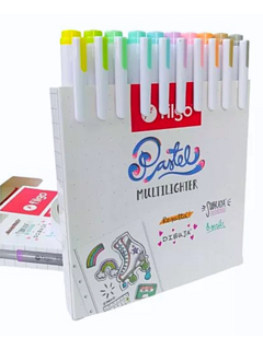 Resaltadores Doble Punta Pastel x 10 - FILGO - 7798100963723 - comprar online