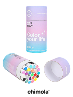 Set de marcadores ACRYLIC MOOD x 24 - CHIMOLA - 7798218141556 - comprar online