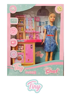 Muñeca Tiny CHEF - TINY - 7453077234848 - Libreria Pincelada