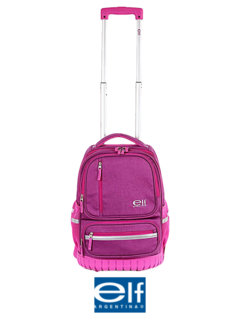 Mochila con Carro 18" FUCSIA - ELF - 2101161064431