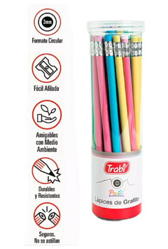 Lapiz Negro Pastel - TRABI - 7790578079012 - comprar online