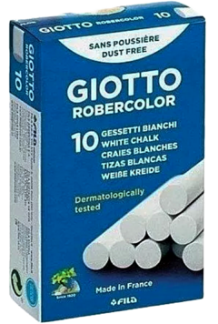 Tiza Blanca x10 de Giotto (015501)