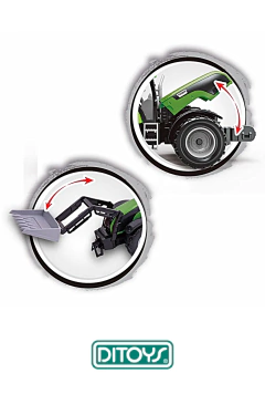 Tractor de Campo con pala mecanica - DITOYS - 7798310072451 - tienda online