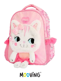 Mochila Espalda Jardin 14" KINDER QUITAPESARES LOVELY CAT - MOOVING - 7799133019890