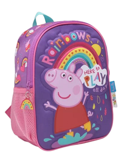 Mochila Espalda Jardin 12" PEPPA PIG - WABRO - 7790752554120 en internet