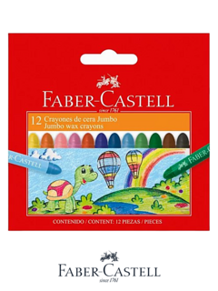 Crayones Jumbo Wax x 12 - FABER CASTELL - 7754111019484 - comprar online
