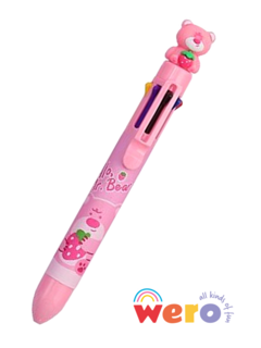 Boligrafo 8 colores HELLO MR. BEAR - WE4049 - WERO - 7798346408828