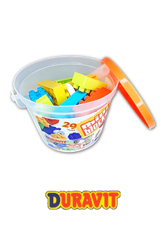 Balde Mini Bloques x 29 piezas - DURAVIT - 7792435006650 en internet