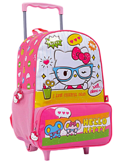 Mochila con carro 16" Hello Kitty de Wabro (025466)