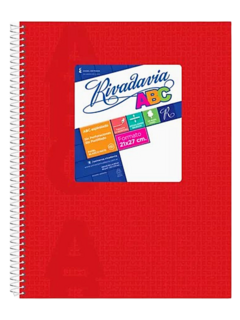 Cuaderno ABC espiralado x 60 hojas - RIVADAVIA - 017646 en internet