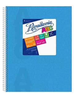 Cuaderno ABC espiralado x 60 hojas - RIVADAVIA - 017646 - Libreria Pincelada