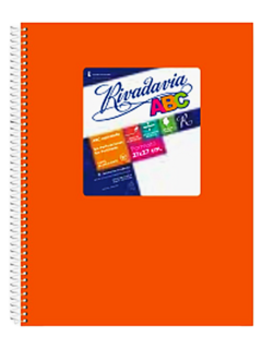 Cuaderno ABC espiralado x 60 hojas - RIVADAVIA - 017646 - comprar online