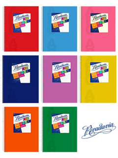 Cuaderno ABC espiralado x 60 hojas - RIVADAVIA - 017646 - comprar online