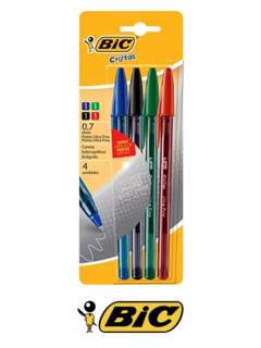 Bolígrafos Ultrafino x 4 - BIC - 070330200302 - comprar online