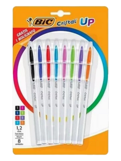 Bolígrafos Cristal UP x 8 - BIC - 070330519237
