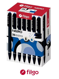 Bolígrafo Retráctil NERO Tinta Azul - FILGO - 7798100967486 - comprar online