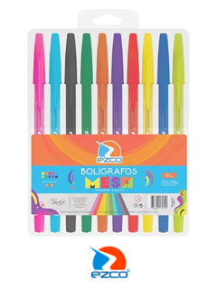 Bolígrafos MESH x 10 - EZCO - 2666662130110