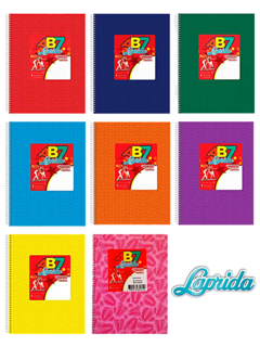 Cuaderno AB7 espiralado x 100 hojas - LAPRIDA - 021007 - comprar online