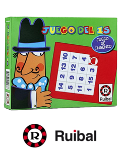 Juego del 15 - RUIBAL - 7794635012486