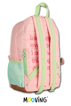 Mochila Espalda 18" PINK - MOOVING - 7799133031748 - Libreria Pincelada