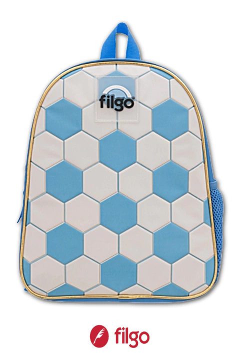 Mochila Espalda Jardin 12" Starpack Mini FUTBOL Celeste - FILGO - 7798434162946