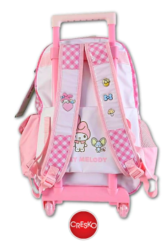 Mochila con Carro 18" MY MELODY SANRIO FUN 3D - CRESKO - 092626556498 en internet