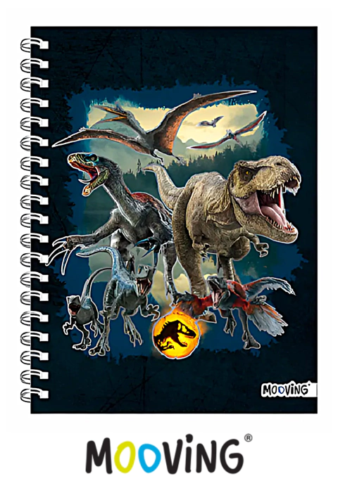 Cuaderno A5 x 80 hojas JURASSIC WORLD - MOOVING - 7799133008962 - comprar online