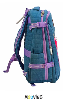 Mochila Espalda 18" QUITAPESARES FUN DENIM - MOOVING - 7799133031601