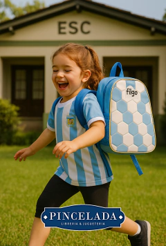 Mochila Espalda Jardin 12" Starpack Mini FUTBOL Celeste - FILGO - 7798434162946 - comprar online