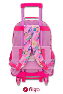 Mochila con Carro 18" LEOPARDA 3D - FILGO - 7798434162342 en internet