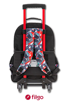 Mochila con Carro 18" RACER 3D - FILGO - 7798434162533 en internet