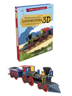 Libro + maqueta 3D: Construye una Locomotora de Manolito