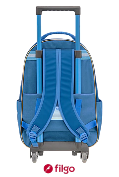 Mochila con Carro 18" FUTBOL CELESTE STARPACK - FILGO - 7798434162106 en internet