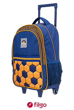 Mochila con Carro 18" FUTBOL AZUL STARPACK - FILGO - 7798434162113* - tienda online