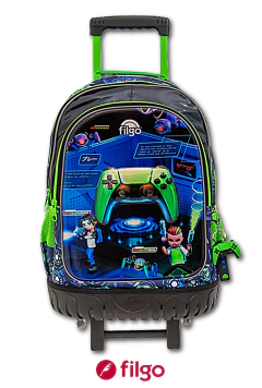 Mochila con Carro 18" GAMER VERDE 3D - FILGO - 7798434162540 - comprar online