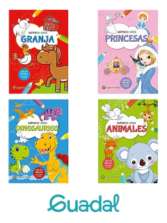 Libro para colorear - Colección Supercolores - GUADAL - 9789877979039 - comprar online
