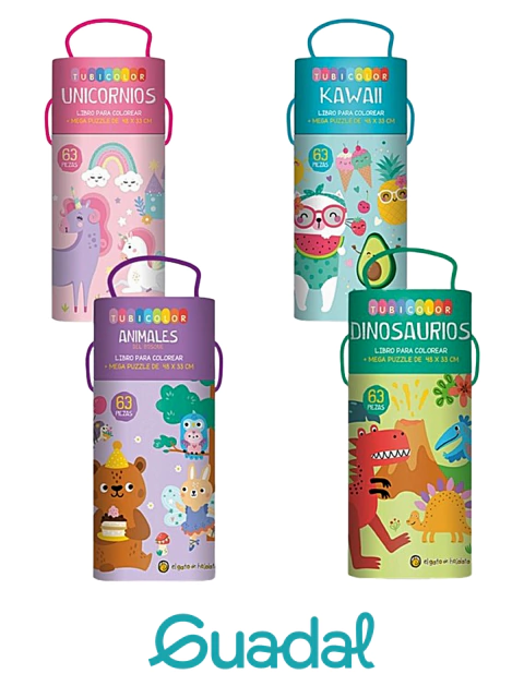Colección Tubicolor - Libros con rompecabezas - GUADAL - 9789878205045 - comprar online