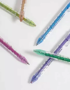 Bolígrafos Roller Gel Metallic x 6 COLORING - MOOVING - 7799133007071 en internet