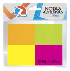 Notas Adhesivas 38 x 50 NEON x4 de EZCO (322010) - comprar online